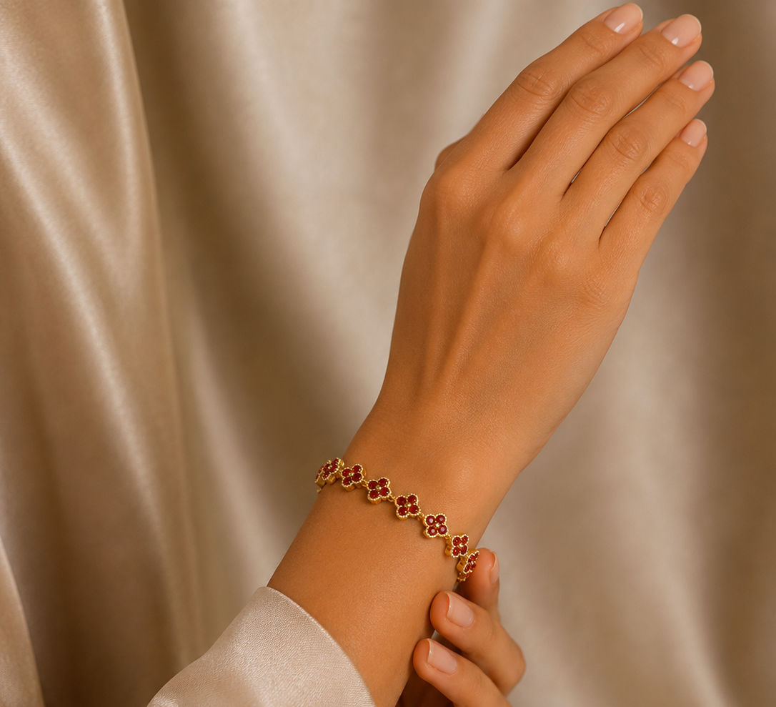 Bloom Crystal Bracelet - House of Alanki