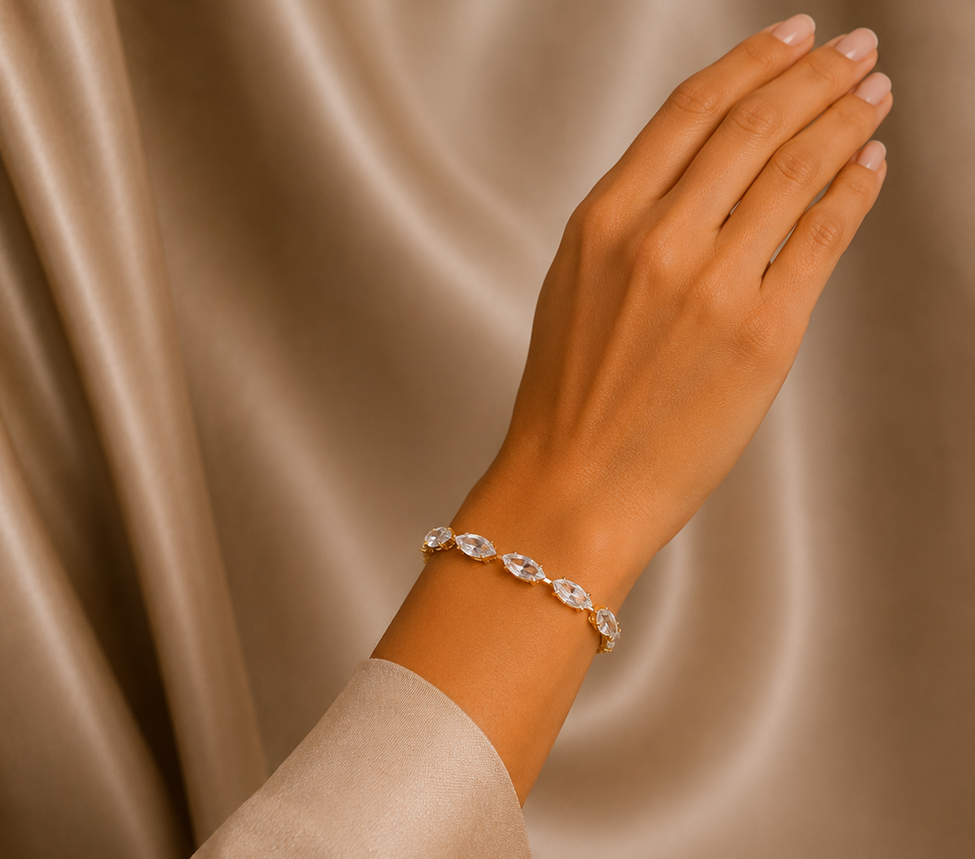 Celeste Crystal Bracelet - House of Alanki