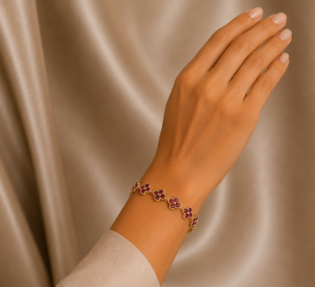 Bloom Crystal Bracelet - House of Alanki