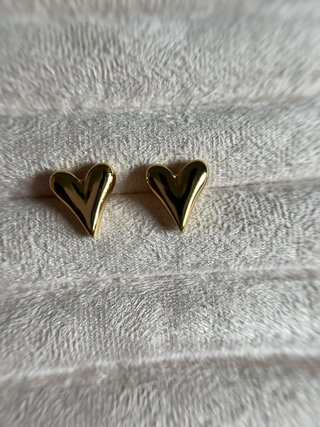 Alanki Elara Heart Stud Earrings - House of Alanki