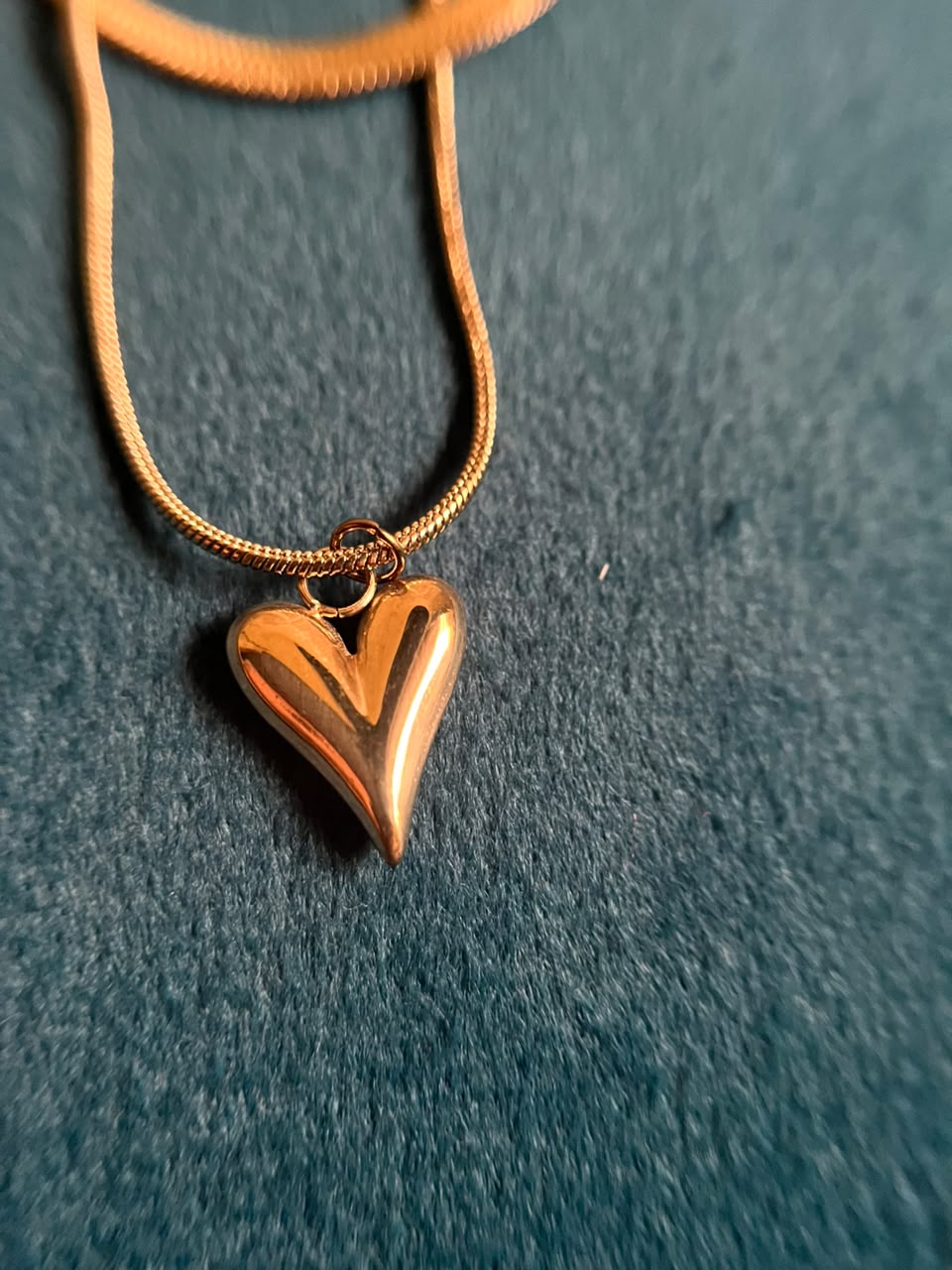 Golden Heart Layered Necklace - House of Alanki