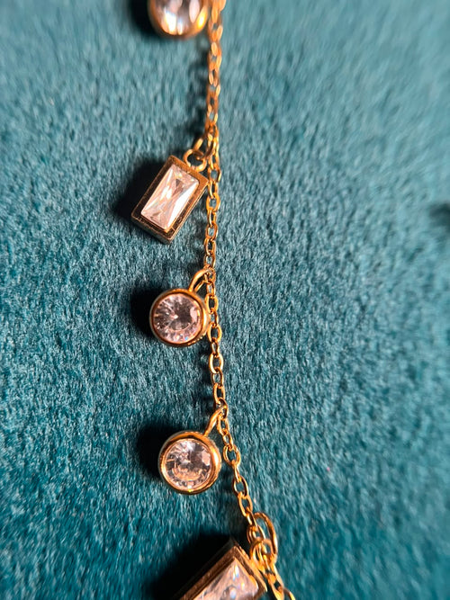 Crystal Charm Necklace - House of Alanki