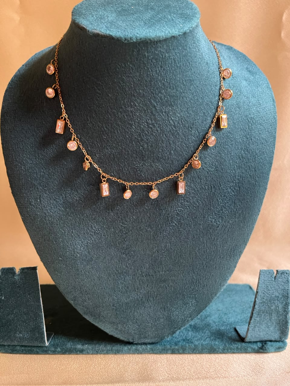 Crystal Charm Necklace - House of Alanki