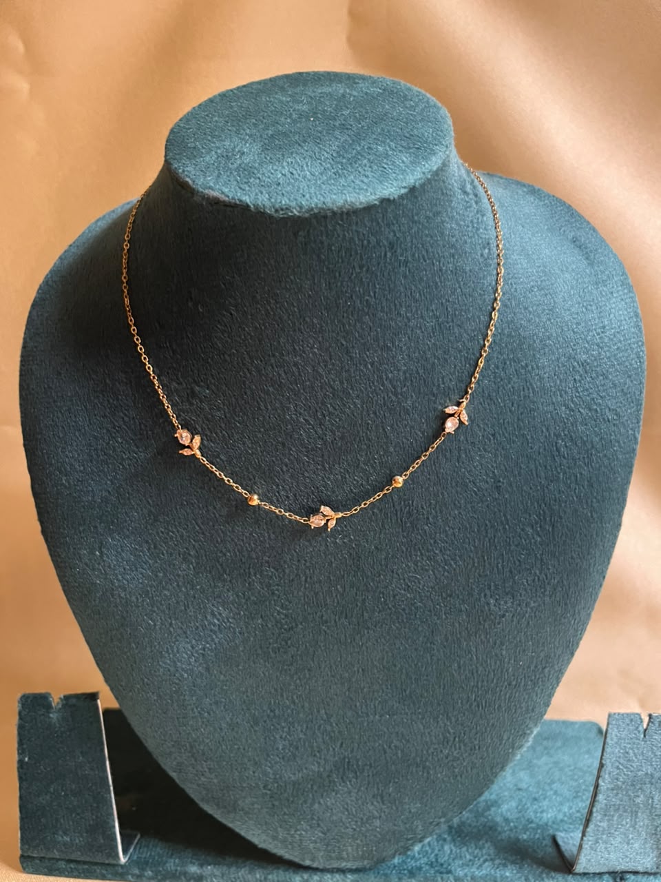 Tulip Whisper Delicate Necklace - House of Alanki