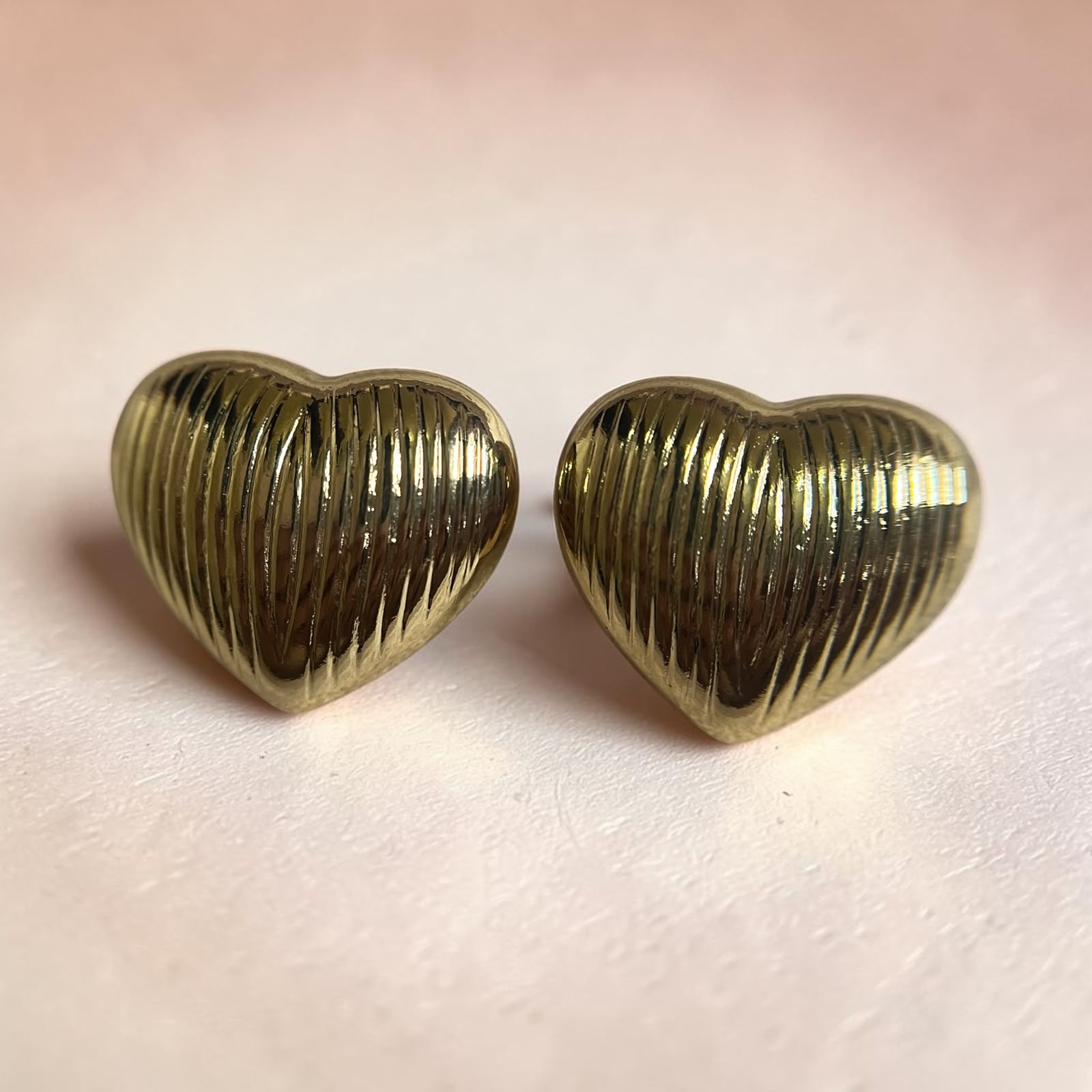 Alanki Aurelia Heart Stud Earrings - House of Alanki